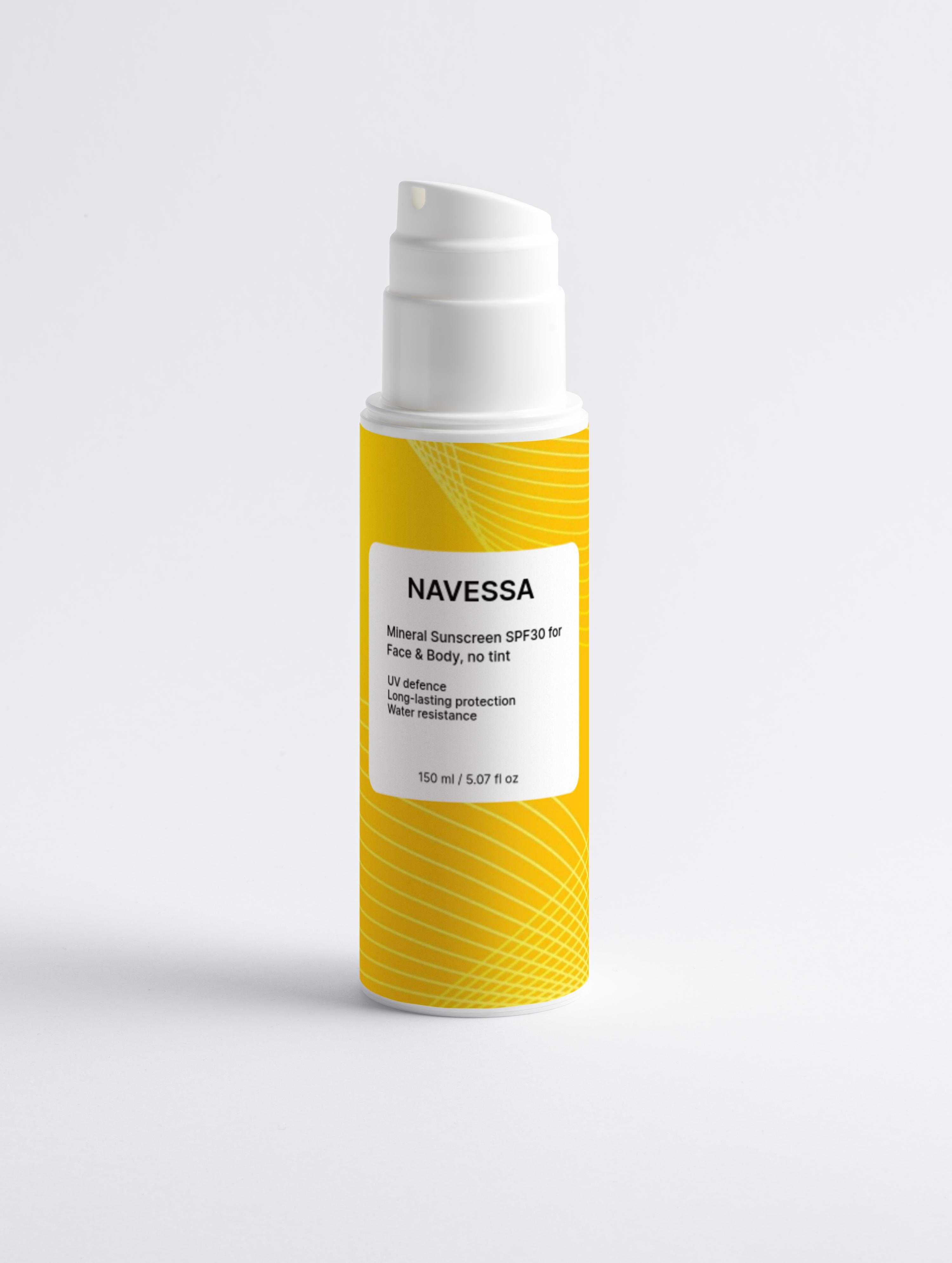 Mineral Sunscreen SPF30 for Face & Body, no tint