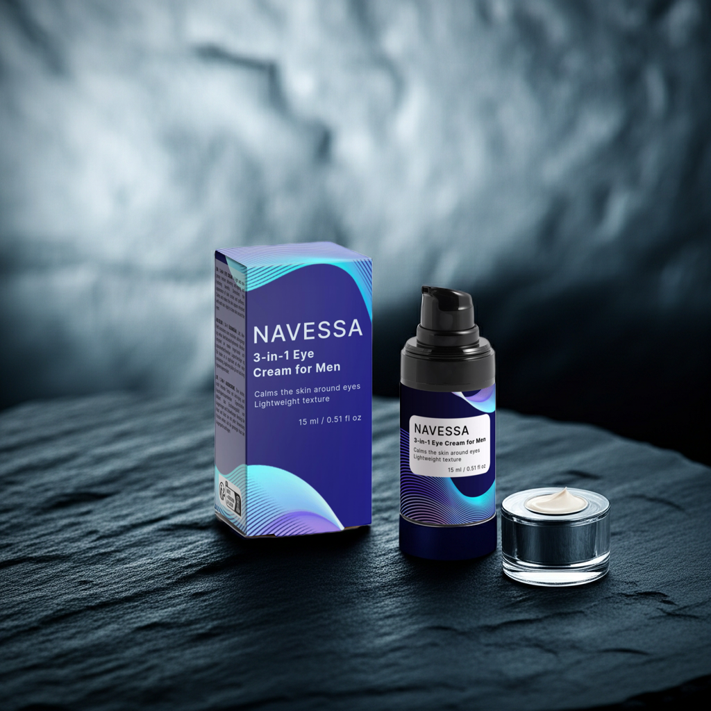 3‑in‑1 Eye Cream for Men – Hydrate, De‑Puff & Smooth 15ml