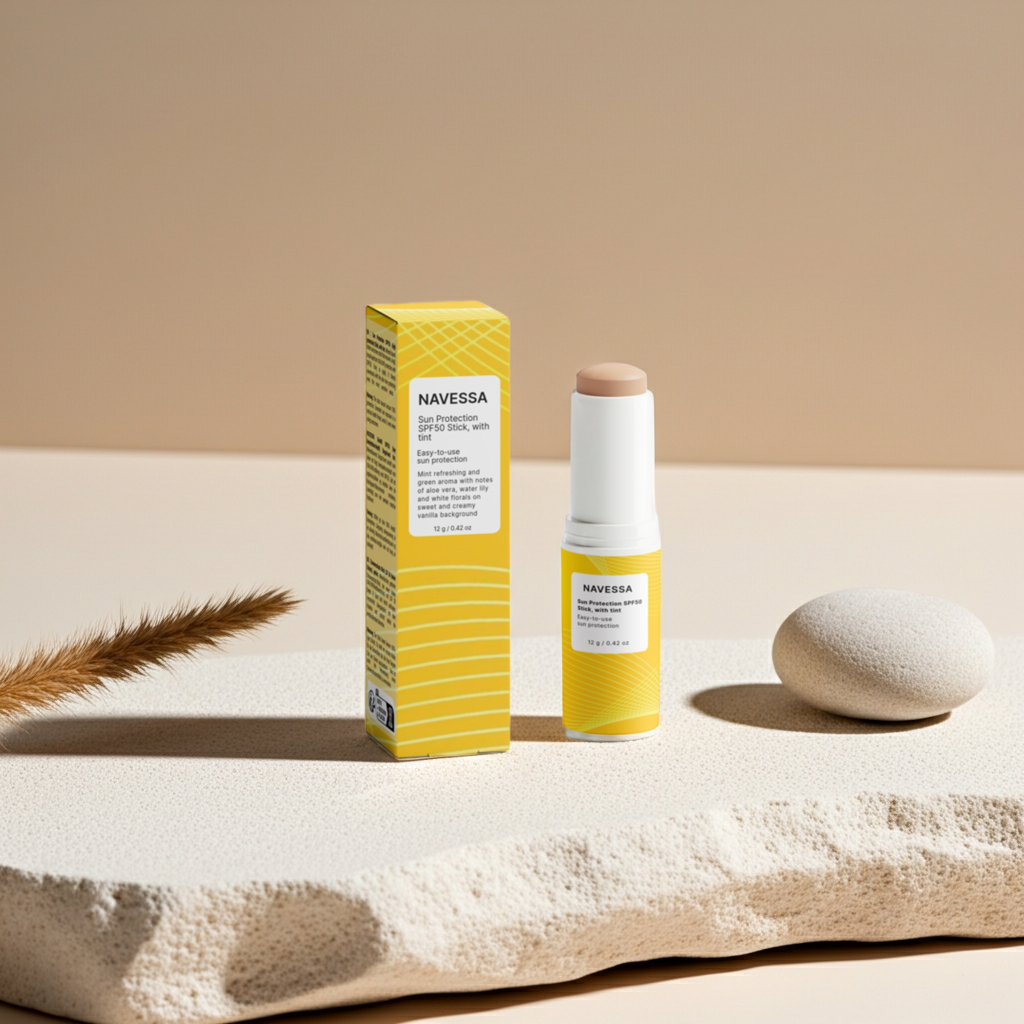 SPF50 Tinted Mineral Sunscreen Stick – Broad-Spectrum Protection 12g