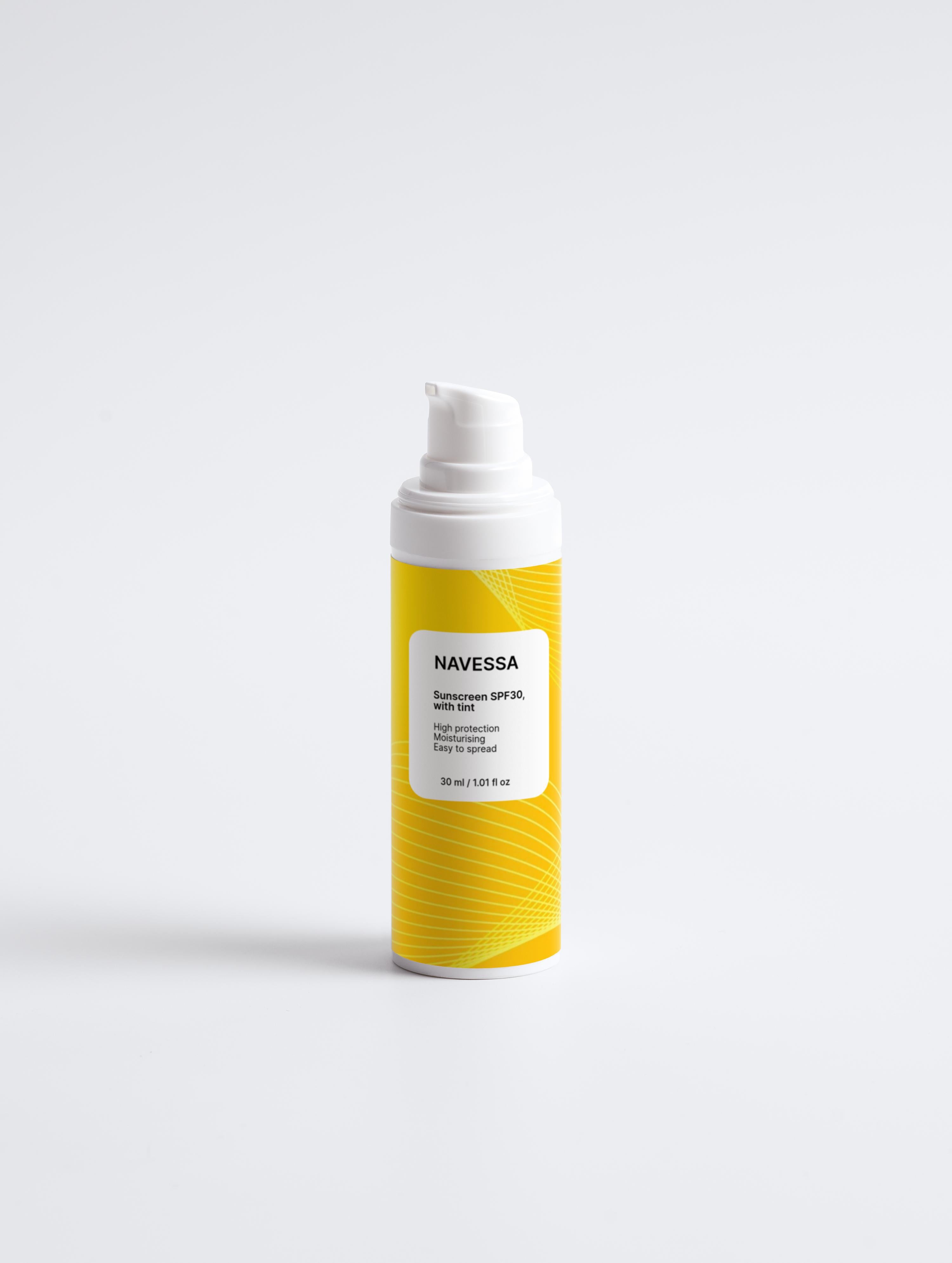 Sunscreen SPF30, with tint