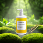 Gloss Shampoo Smoky Green Vetiver 400 ml bottle with sleek white packaging and minimalistic label design.