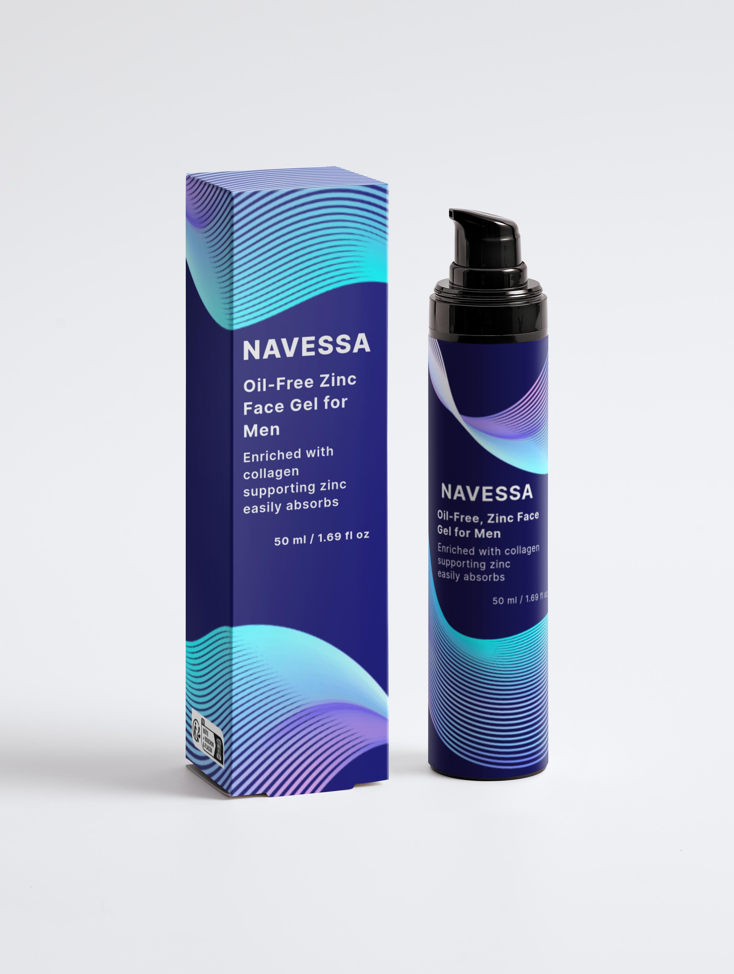 Oil-Free Zinc Face Gel for Men