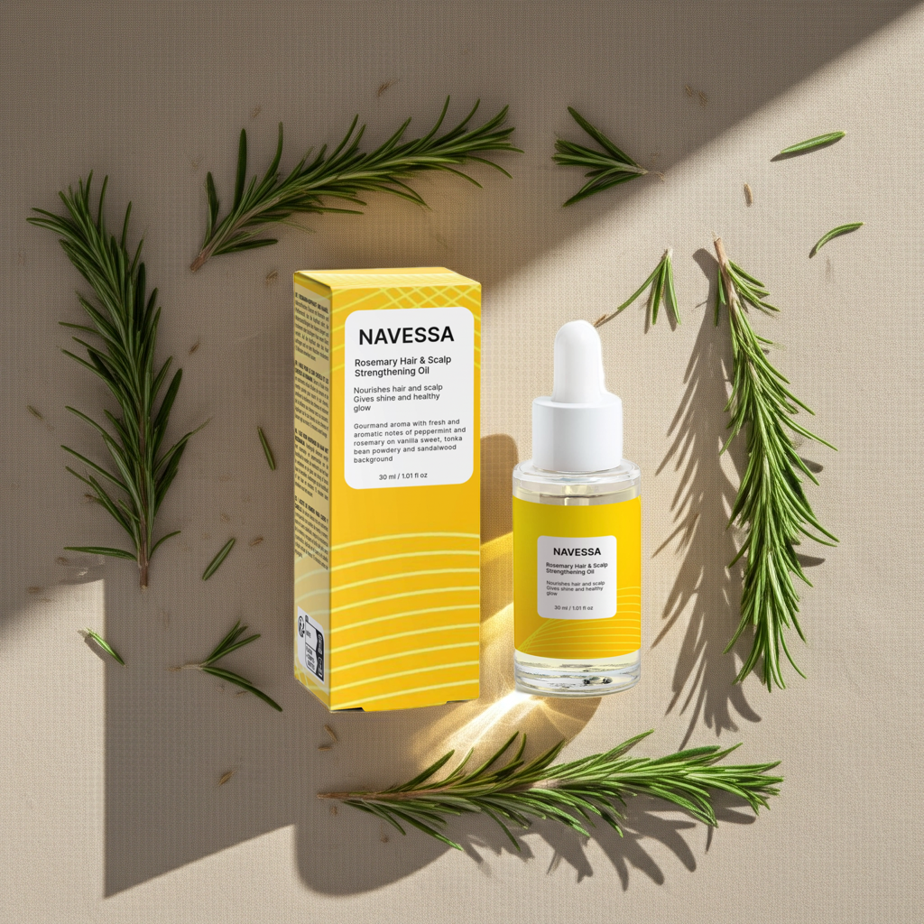 Rosemary Hair & Scalp Strengthening Oil – Vegan 30ml