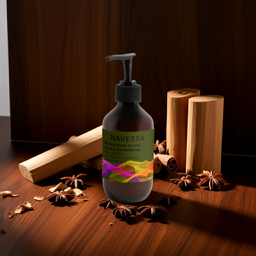 Silk Skin Hand Cream, Spices & Sandalwood 270 ml